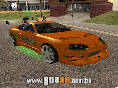 Toyota Supra Turbo 1995 - Velozes & Furiosos para GTA San Andreas